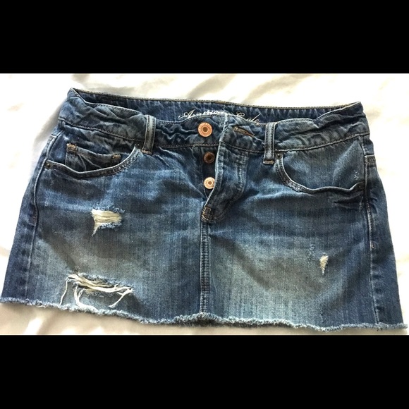 American Eagle Outfitters Dresses & Skirts - American Eagle Mini Destroyed Distressed Skirt 4